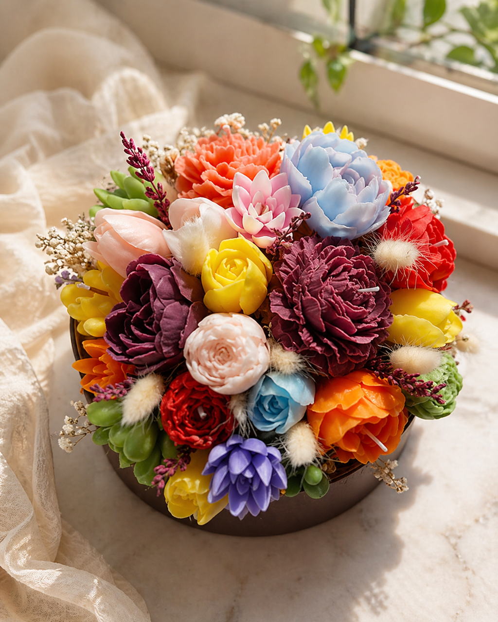 Floral Mum Buketi Hediye