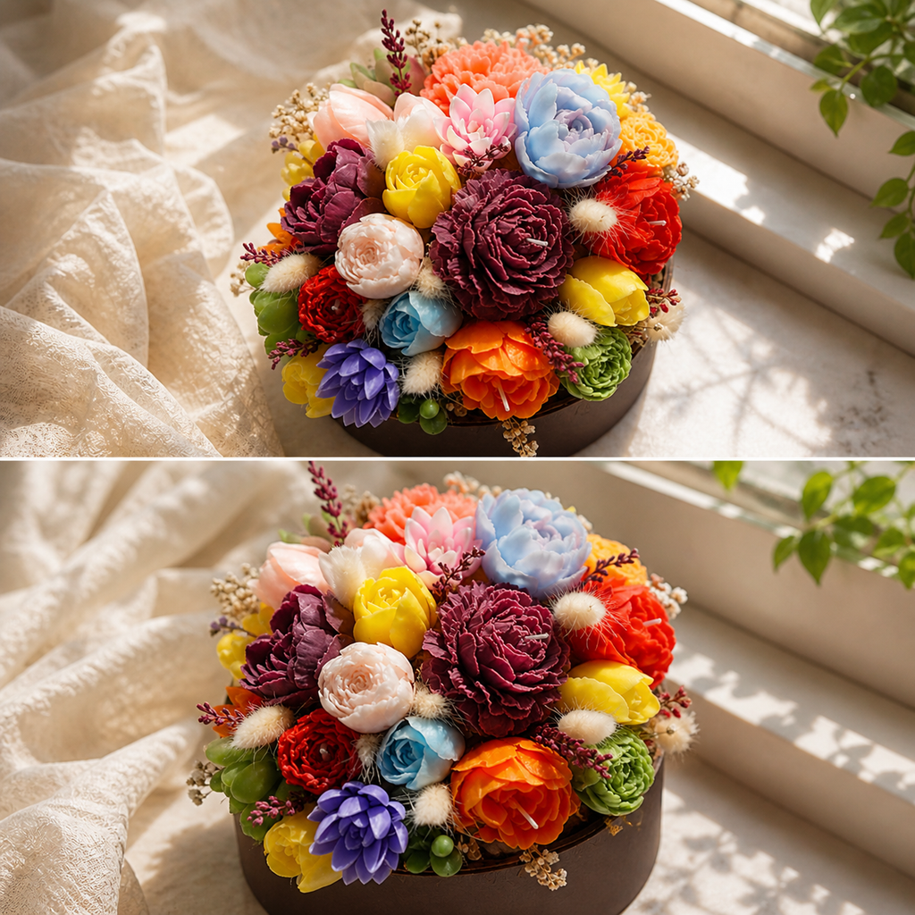 Floral Mum Buketi Hediye